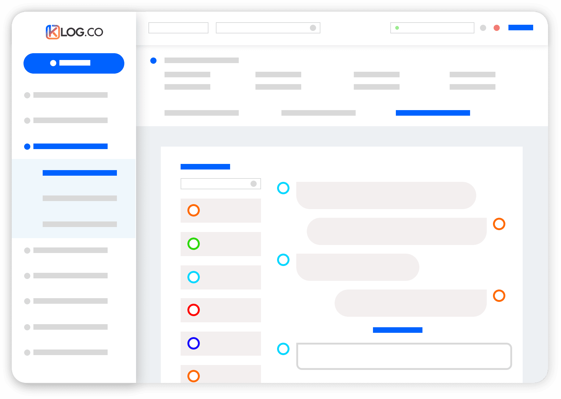 klog.co plataform illustration