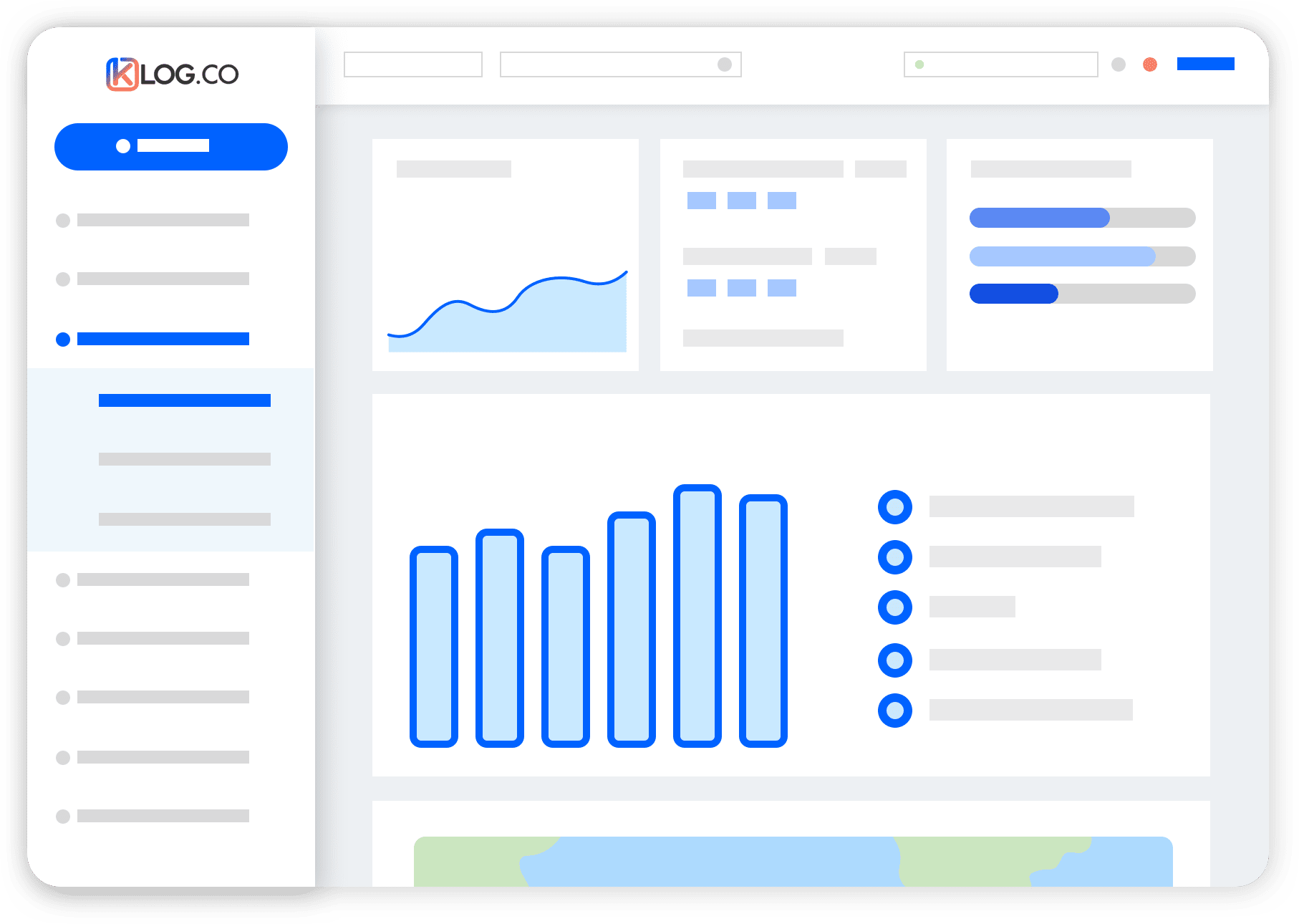 klog.co plataform illustration